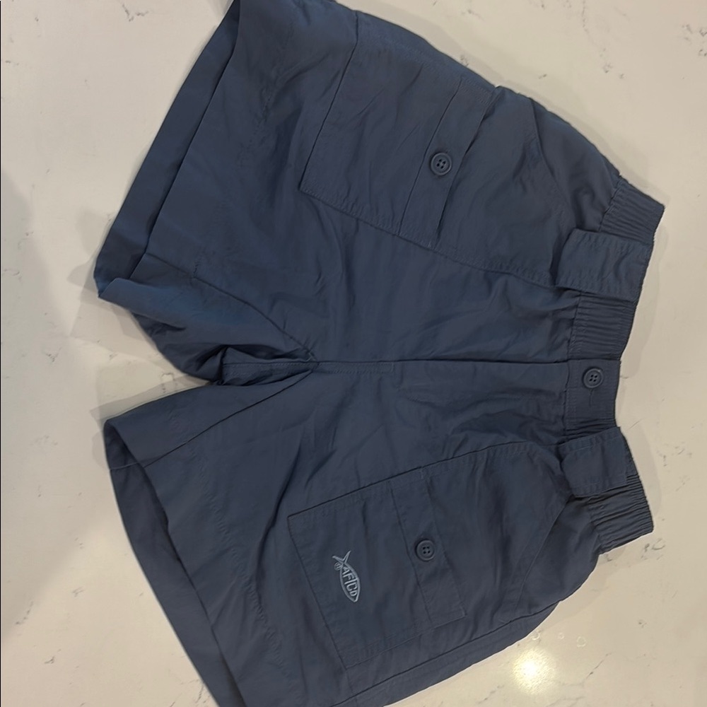 AFTCO Boys Blue Cargo Shorts